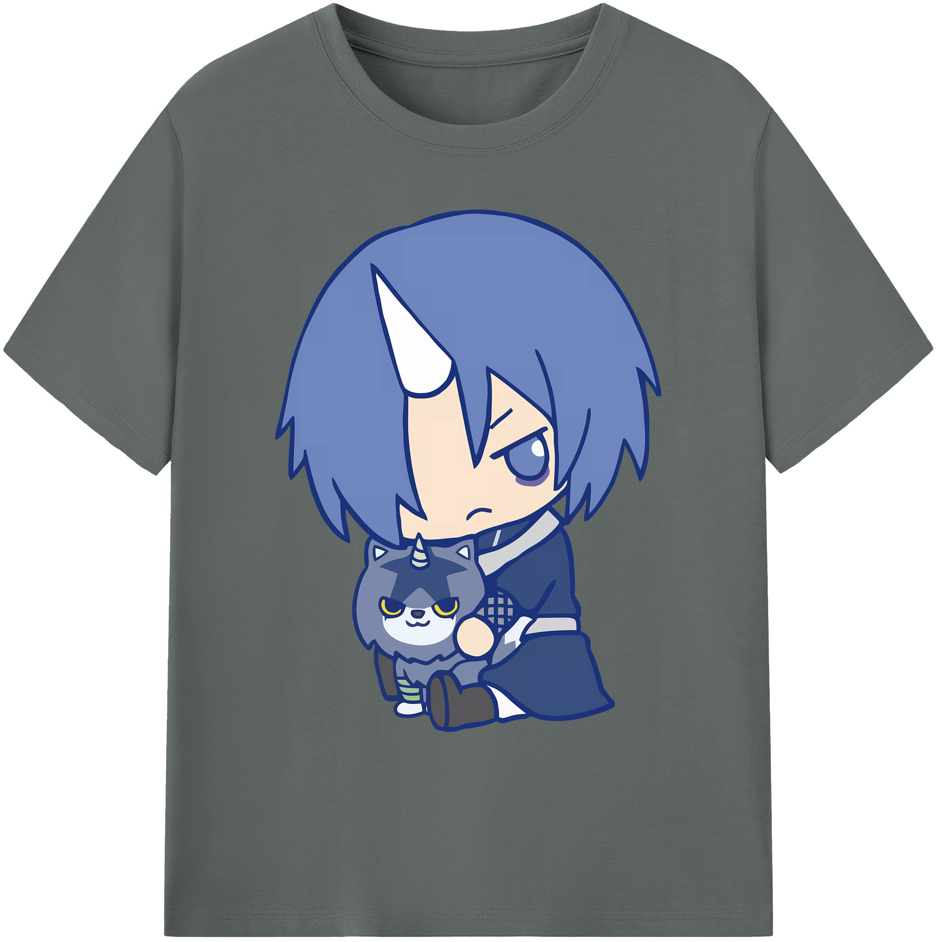 （画像用） 転スラ Regarding Reincarnated to Slime 綿100％ メンズ半袖Tシャツ｜肌触りやわらか＆通気性